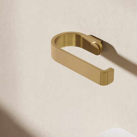 Crosswater Toilet Roll Holder Brushed Brass Crosswater Velo Toilet Roll Holder