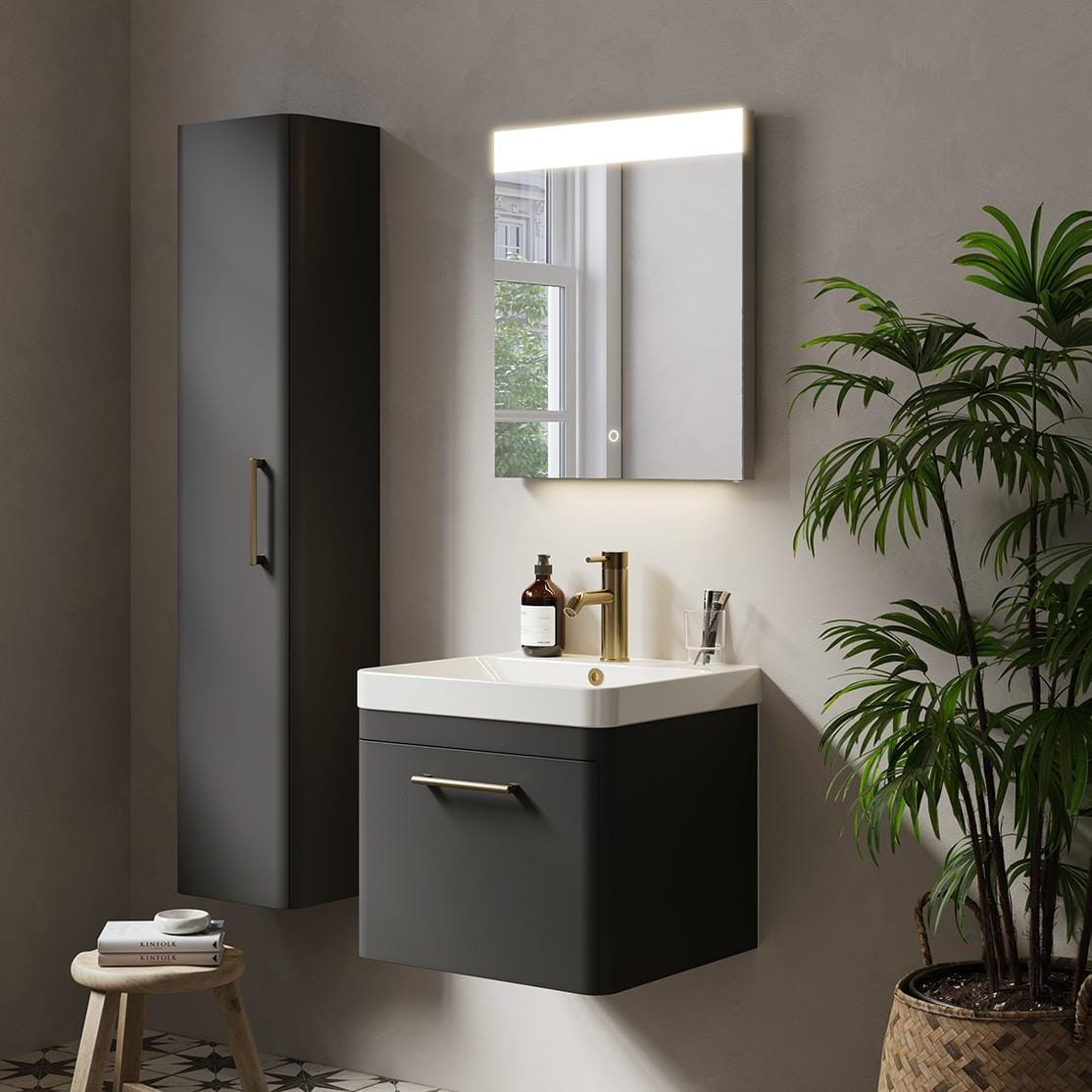 Saneux Storage Unit Saneux Hyde Tall Wall Mounted Storage Unit with Reversible Door