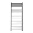 Crosswater Ladder Rail 1140 x 480mm / Dual Fuel Crosswater MPRO Designer Vertical Towel Radiator in Matt Black