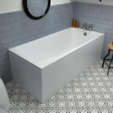 Eastbrook Single Ended Bath Eastbrook Rockall Single Ended Bath 1400 x 700mm in Reinforced White Acrylic