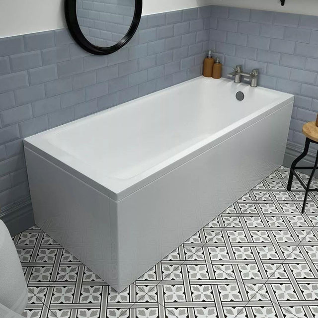 Eastbrook Single Ended Bath Eastbrook Rockall Single Ended Bath 1400 x 700mm in Reinforced White Acrylic