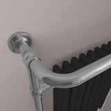 Eastbrook Eastbrook Isbourne Straight Vertical Traditional Radiator in Matt Black