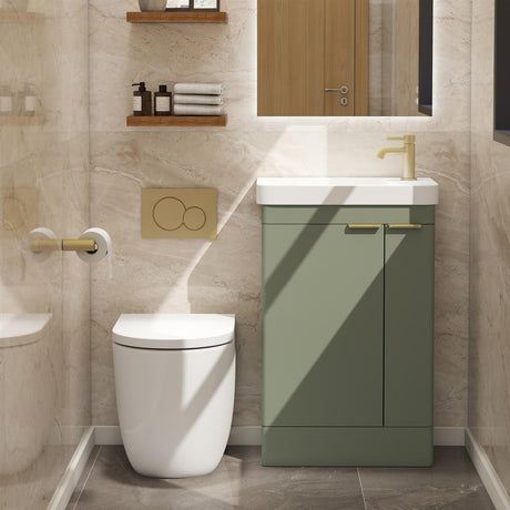 Imex Back to Wall Toilet Imex Luna Rimless UltraVortex Back to Wall Toilet with Soft Close Seat