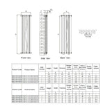 Reina Column Radiator Reina Coneva Vertical Column Radiator