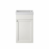 Heritage Cloakroom Vanity Unit Chantilly Heritage Caversham 400mm Wall Hung Cloakroom Vanity Unit, Basin, Waste and Handle Bundle