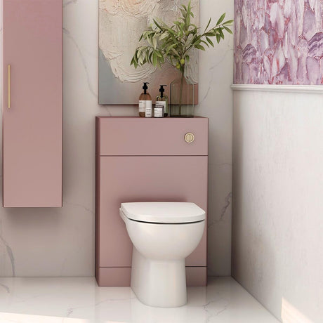 Aquarius WC Back To Wall Unit Plum Imex Croma WC Unit - 550mm Wide