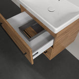 Villeroy & Boch Wall Mounted Vanity Unit Villeroy & Boch Avento Wall Hung Vanity Unit 580mm Two Drawers with Basin