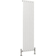 Aquarius Bathrooms Panel Radiator 1600 x420mm / White Aquarius Flat Single Vertical Radiator