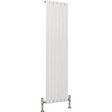 Aquarius Bathrooms Panel Radiator 1600 x420mm / White Aquarius Flat Single Vertical Radiator