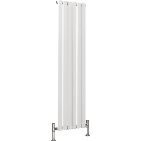 Aquarius Bathrooms Panel Radiator 1600 x420mm / White Aquarius Flat Single Vertical Radiator