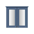 Heritage Mirrored Cabinet Maritime Blue Heritage Caversham Double Door Mirror Wall Cabinet