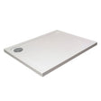 Aquarius Bathrooms Rectangle Shower Tray 700x800mm Aquarius Urbano Rectangular 45mm Stone Resin Shower Tray in White