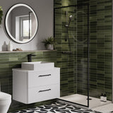 Britton Shower Riser Rail Britton Hoxton Shower Slider Rail with Handset, Hose and Outlet Elbow in Matt Black