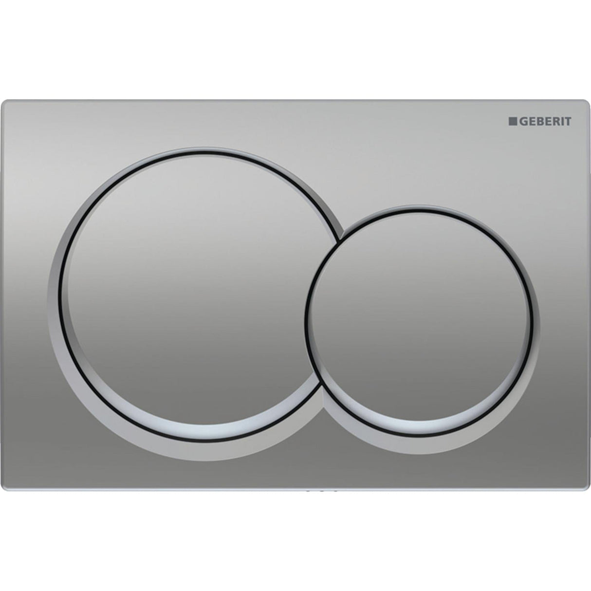 Geberit Flush Plate Geberit Alpha Flush Plate with Round Buttons