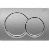 Geberit Flush Plate Geberit Alpha Flush Plate with Round Buttons