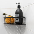 Smedbo Basket Matt Black Smedbo Sideline Design Corner Shower Basket