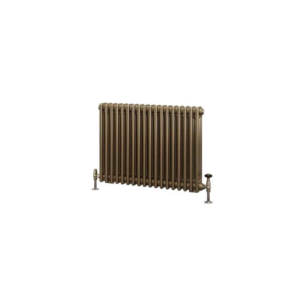 Eastbrook Column Radiator Eastbrook Rivassa Traditional 3 Column Radiator in Bronze Effect