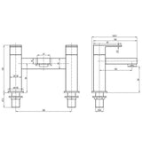 Crosswater Verge Bath Filler Tap