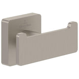 Villeroy & Boch Robe Hook Brushed Nickel Matt Villeroy & Boch Elements - Striking Double Towel Hook