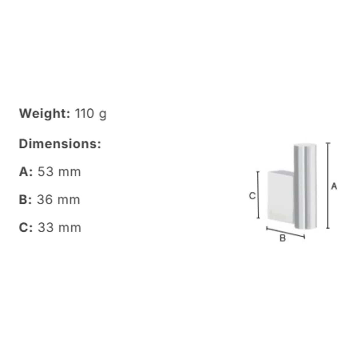 Smedbo Robe Hook Smedbo Air Towel Hook in Chrome