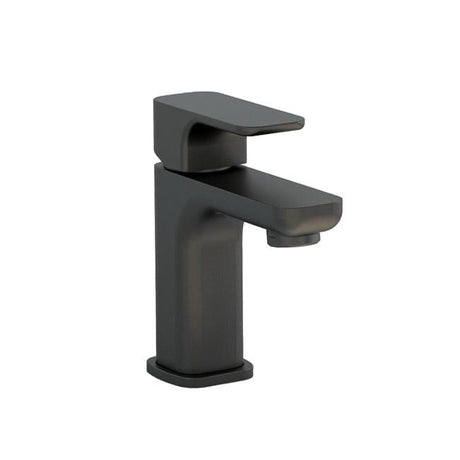 Imex Mono Basin Tap Black Imex Blade Small Basin Mixer Tap with Universal Clicker Waste
