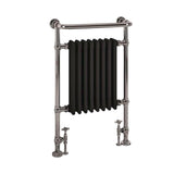 Eastbrook Eastbrook Isbourne Straight Vertical Traditional Radiator in Matt Black