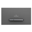 Villeroy and Boch Flush Plate Matt Anthracite with Chrome Buttons Villeroy & Boch ViConnect 300S Toilet Flush Plate
