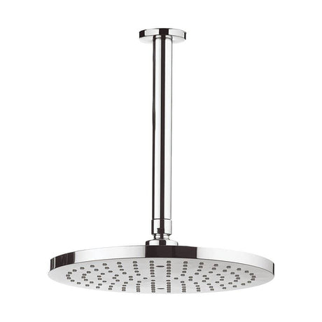 Crosswater Fixed Shower Head Crosswater Fusion Round Fixed Shower Head with Ceiling Arm