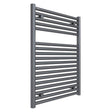 Tissino Ladder Rails Tissino Hugo2 Towel Radiator - 812 x 500mm - Anthracite - Central Heating