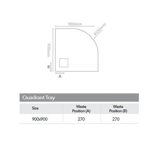 Merlyn Quadrant Shower Tray Merlyn Truestone Quadrant Shower Tray