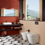 Villeroy & Boch Back To Wall Toilet Villeroy & Boch Architectura Back to Wall Rimless Toilet with Soft Close Seat and DirectFlush