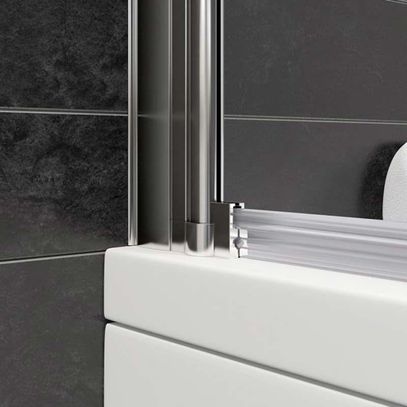 Merlyn Bath Screen Merlyn Single Square Bathscreen with HydraSEAL Technology