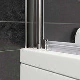 Merlyn Bath Screen Merlyn Single Square Bathscreen with HydraSEAL Technology