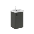 Roca Cloakroom Vanity Unit Nature Grey Roca Costa 400mm Wall Mounted Cloakroom Vanity Unit with Basin