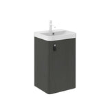 Roca Cloakroom Vanity Unit Nature Grey Roca Costa 400mm Wall Mounted Cloakroom Vanity Unit with Basin