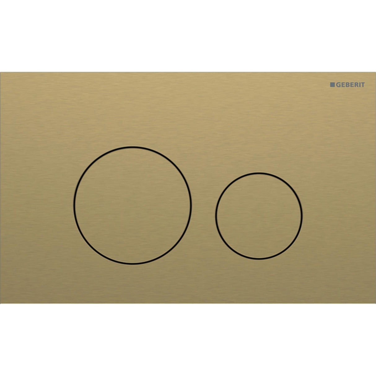 Geberit Flush Plate Brushed Brass Geberit Sigma Round Stainless Steel Flush Plate