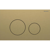 Geberit Flush Plate Brushed Brass Geberit Sigma Round Stainless Steel Flush Plate