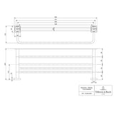 Villeroy & Boch Towel Rails and Rings Villeroy & Boch Elements Striking Towel Rack