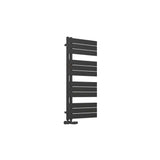 Eastbrook Helmsley Straight Vertical Designer Towel Rail in Matt Black