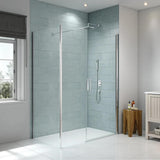 Merlyn Pivot Shower Door Merlyn 8 Series Frameless Pivot Door with Inline Panel