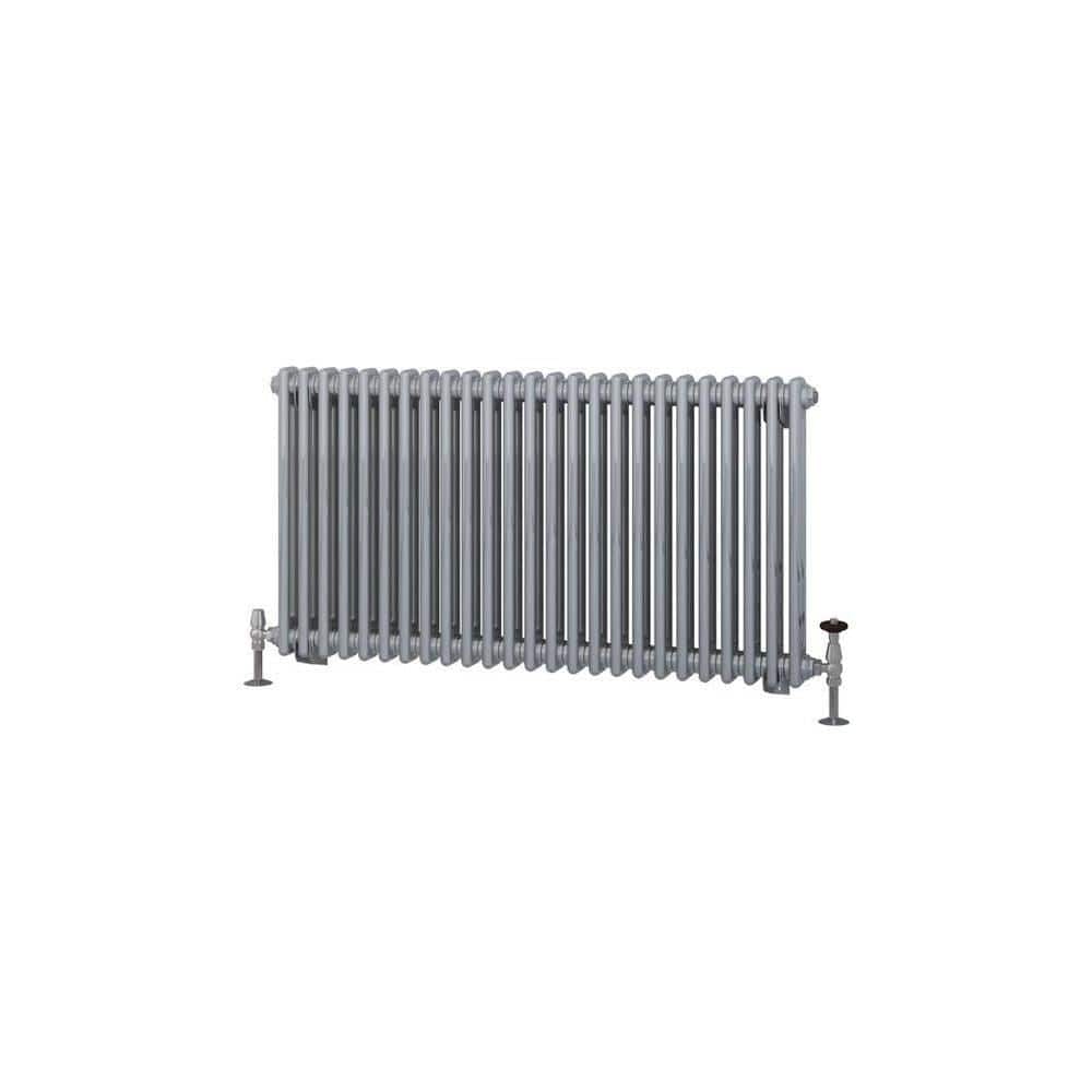 Eastbrook Column Radiator Eastbrook Rivassa Traditional 2 Column Radiator in Chrome Effect