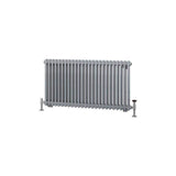 Eastbrook Column Radiator Eastbrook Rivassa Traditional 2 Column Radiator in Chrome Effect
