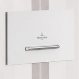 Villeroy and Boch Flush Plate White Villeroy & Boch ViConnect 300S Toilet Flush Plate