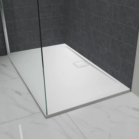 Merlyn Rectangle Shower Tray Merlyn Level25 Rectangular Shower Tray with Waste - 1700 x 800mm in White