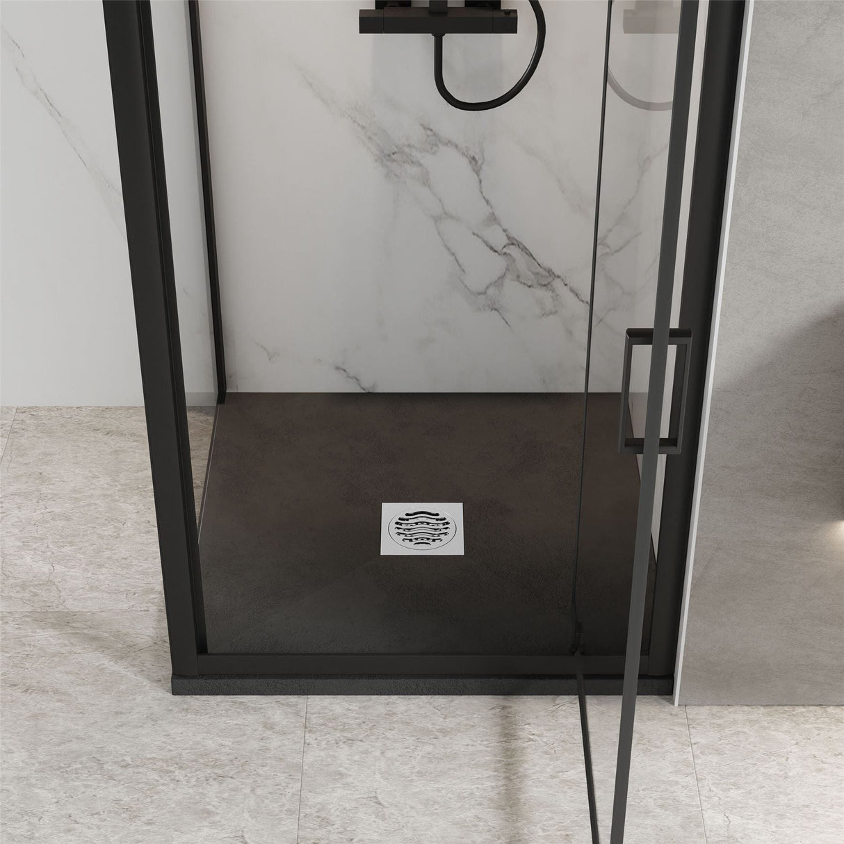 Aquarius Bathrooms Pivot Shower Door Aquarius Urbano 6mm Pivot Shower Door