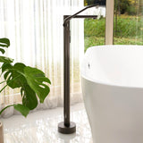Imex Freestanding Bath Filler Imex Blade Floor Standing Bath Shower Mixer Tap wth Hose and Handset