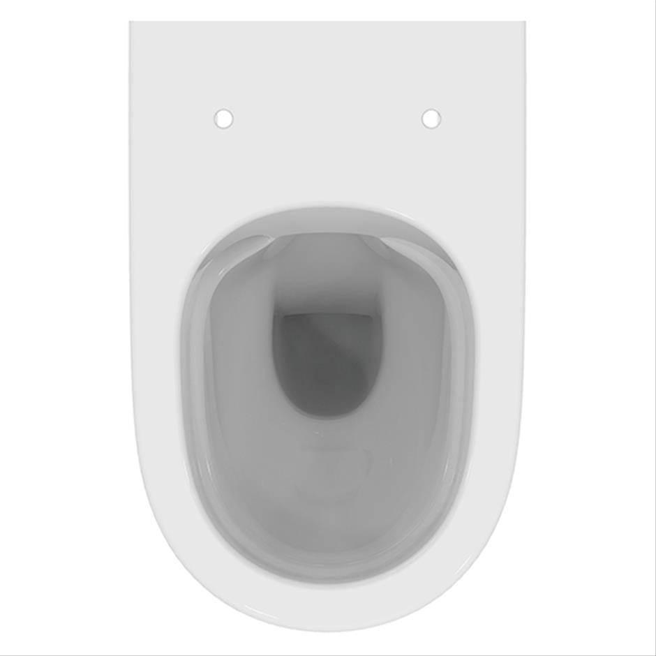 Ideal Standard Back to Wall Toilet Ideal Standard i.life O Back to Wall Rimless Toilet with HydroTwist Flush and Soft Close Seat