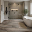 Aquarius Bathrooms Click Flooring Aquarius Modica Vinyl Wood Click Flooring in Dark Grey Oak | 100% Waterproof | SPC Rigid Core | Built-In Underlay