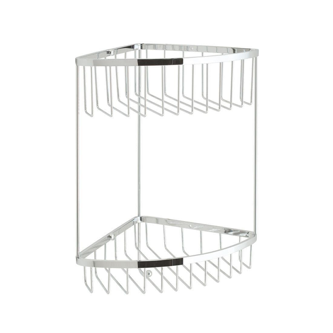 Vado Basket Vado Double Shower Basket with Hook in Chrome