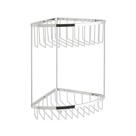 Vado Basket Vado Double Shower Basket with Hook in Chrome
